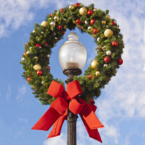 Outdoor commercial christmas deals decorations