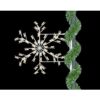 3' Deluxe Forked Snowflake Pole Mount Decoration